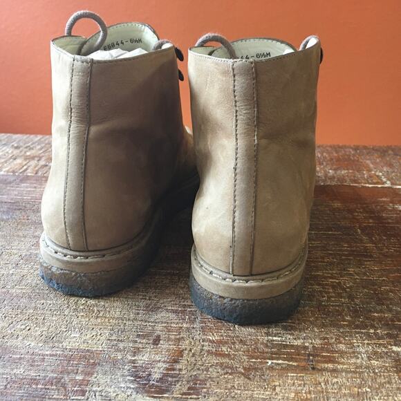 Vintage Cole Haan Country Chukka Ankle Boot Womans 6.5 M Brown Suede Lace Up - Picture 4 of 10